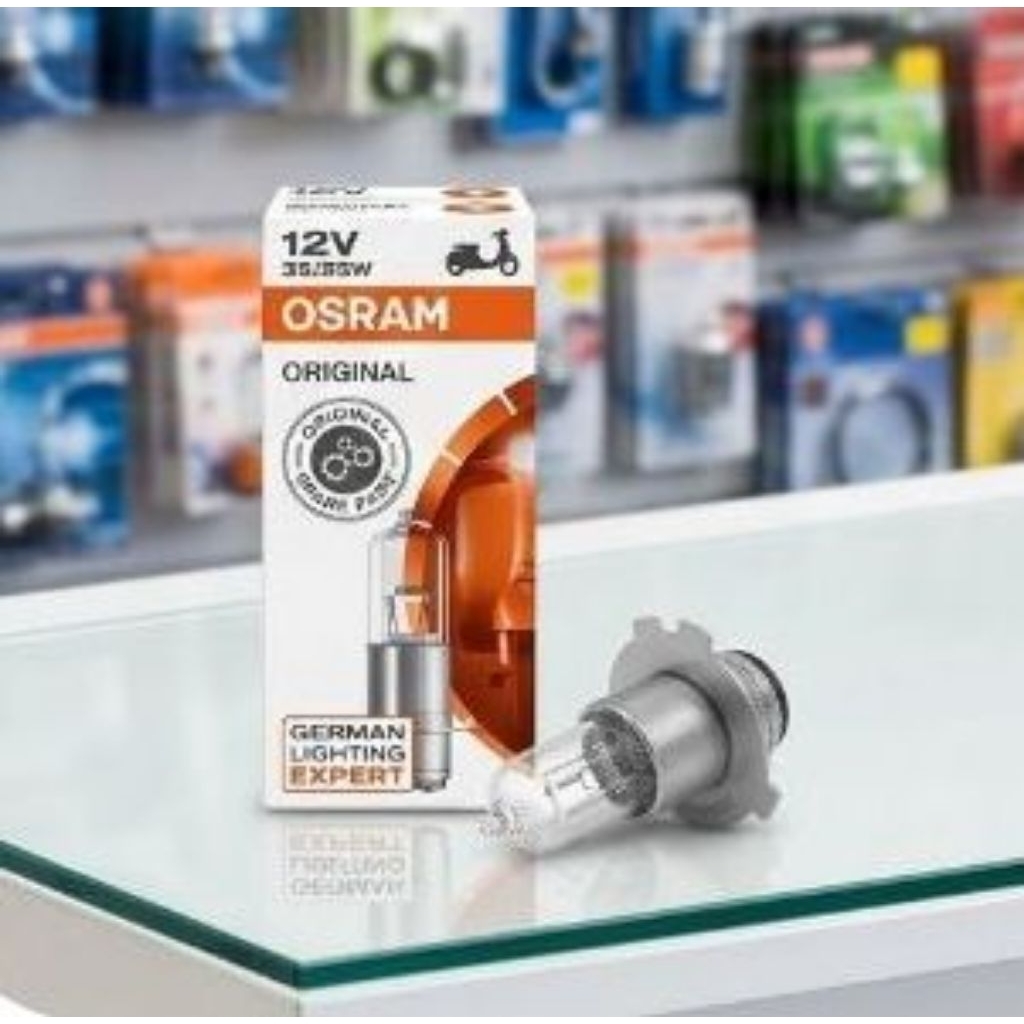 lampu motor bohlam k3 osram 12v 100% genuine GL supra x lama gl pro kaki 3