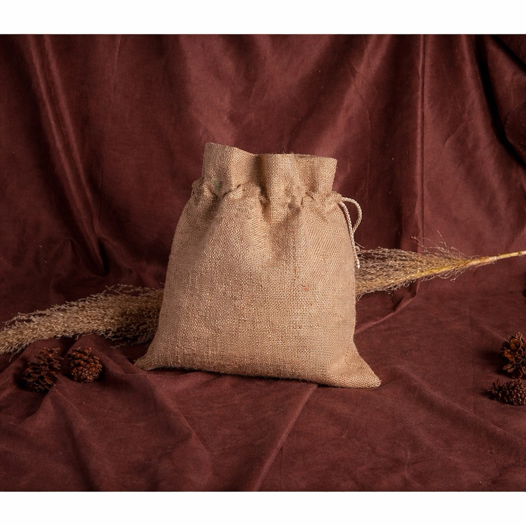Souvenir Hampers  Karung Goni Pouch Serut Drawstring Custom - Hampers Lebaran Pouch Goni