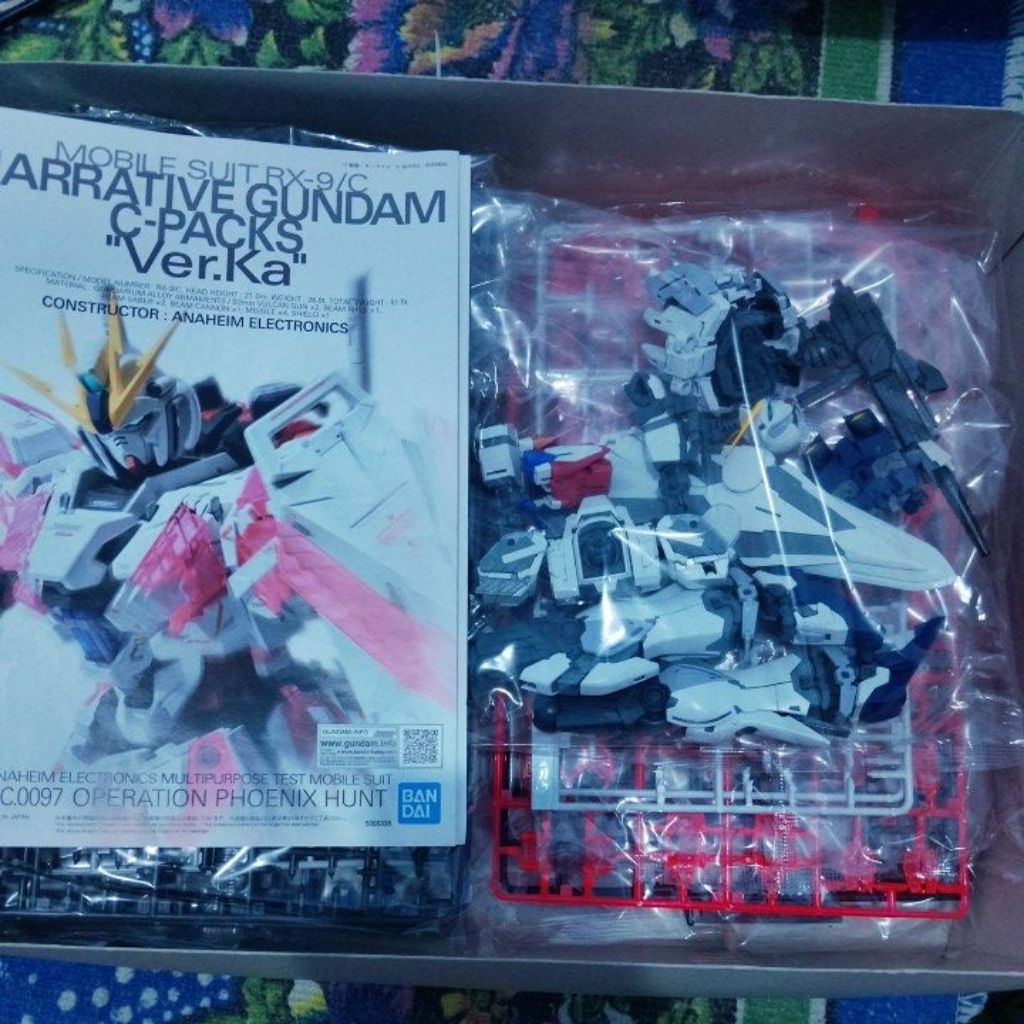 MG Bandai Narrative C Packs