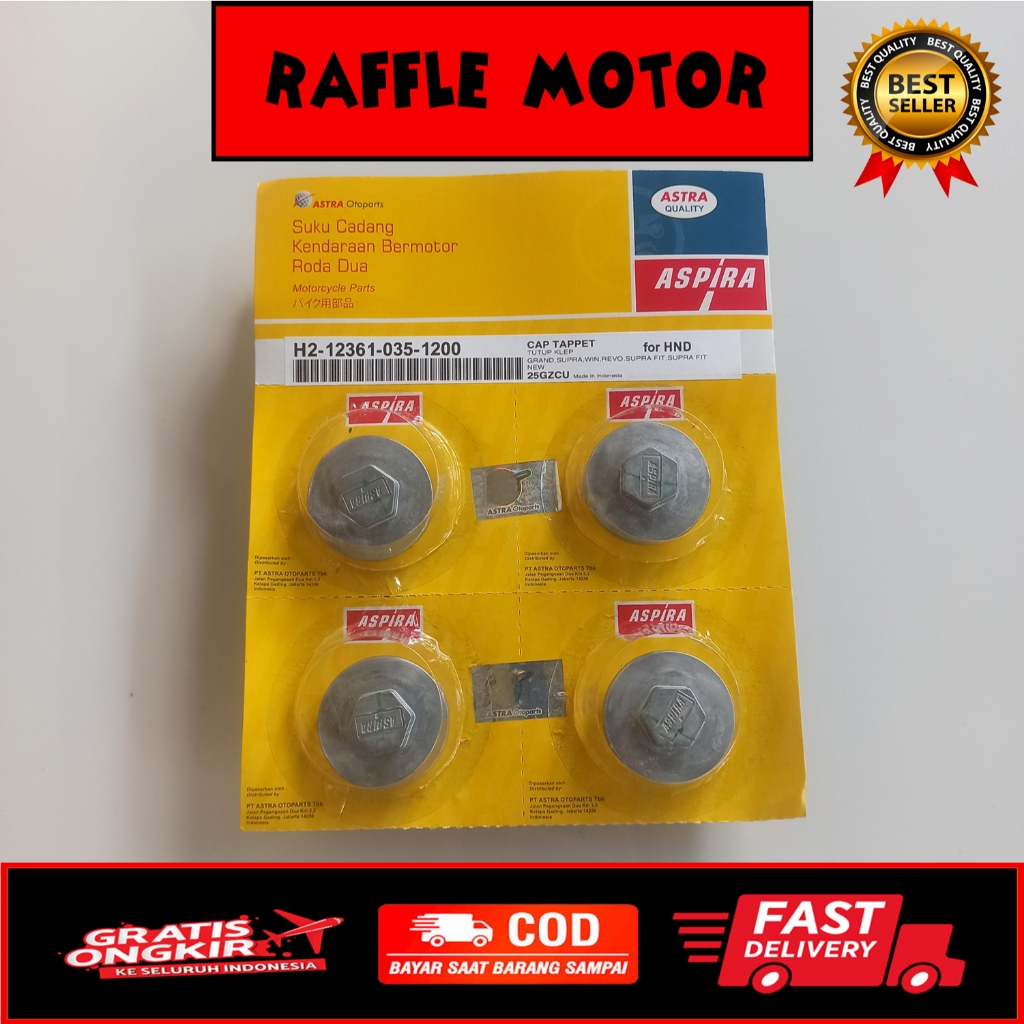 ASPIRA TUTUP KLEP GRAND. TUTUP KLEP VALVE HONDA LEGENDA SUPRA X. SUPRA FIT. REVO LAMA. PRIMA. C70