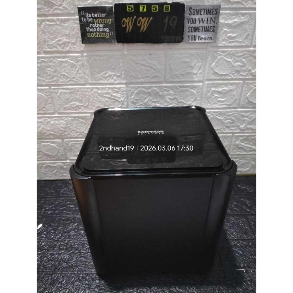 speaker subwoofer PASIF Polytron x tv 32 inch bekas/Second