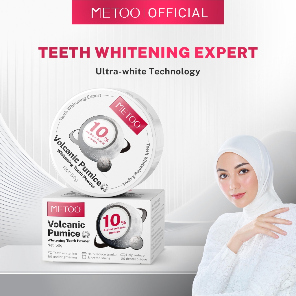 [BPOM]Volcanic Pumice Whitening Tooth Powder 50g / Whitening Tooth Powder / Probiotik / mengurangi n
