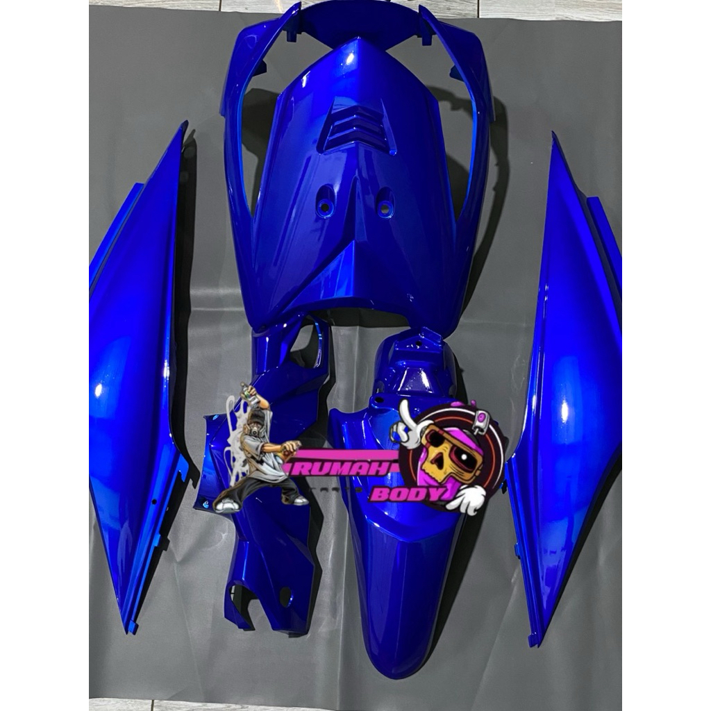 BODY FULL HALUS BEAT KARBU WARNA BIRU CANDY