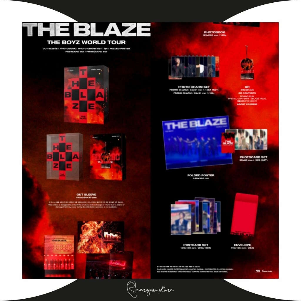 THE BOYZ - THE BOYZ [THE BLAZE] WORLD TOUR IN SEOUL (QR VER)