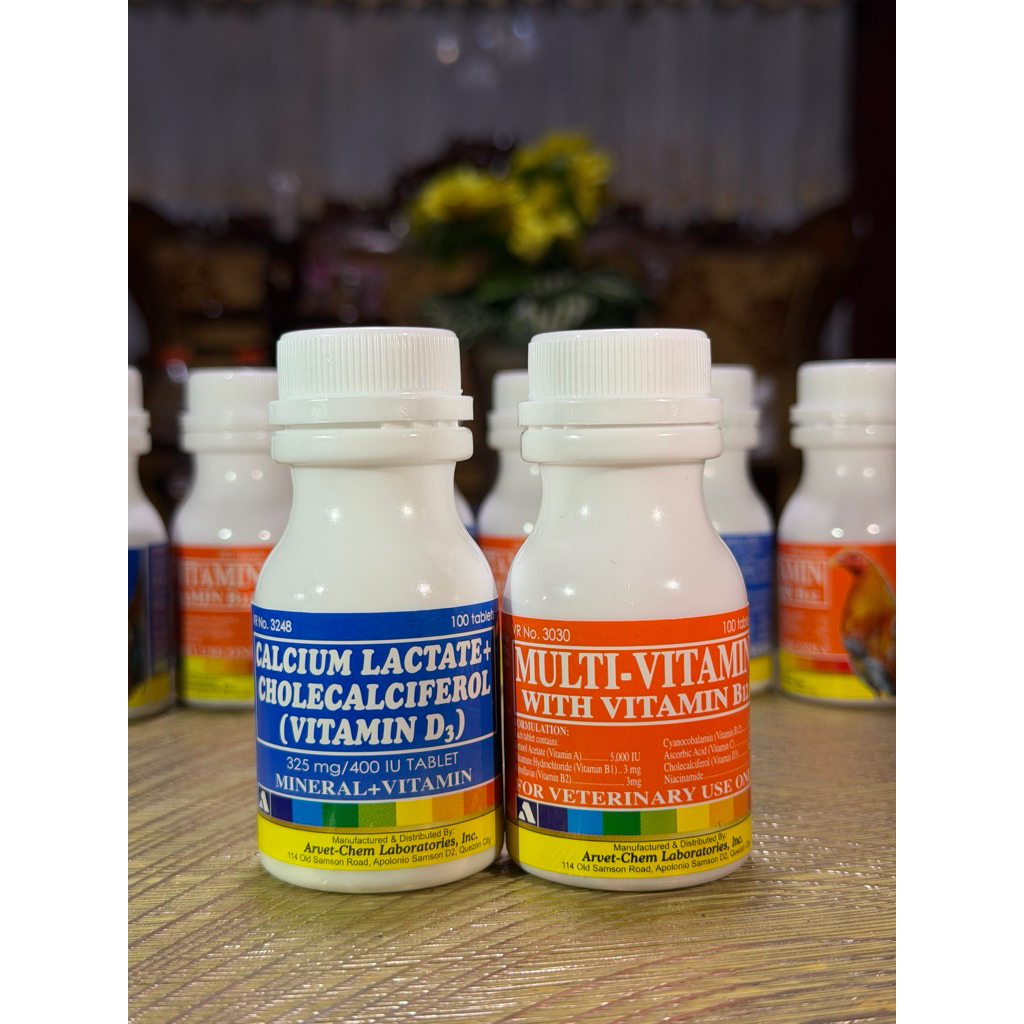 paket Calcium lactate + Multivitamin ayam