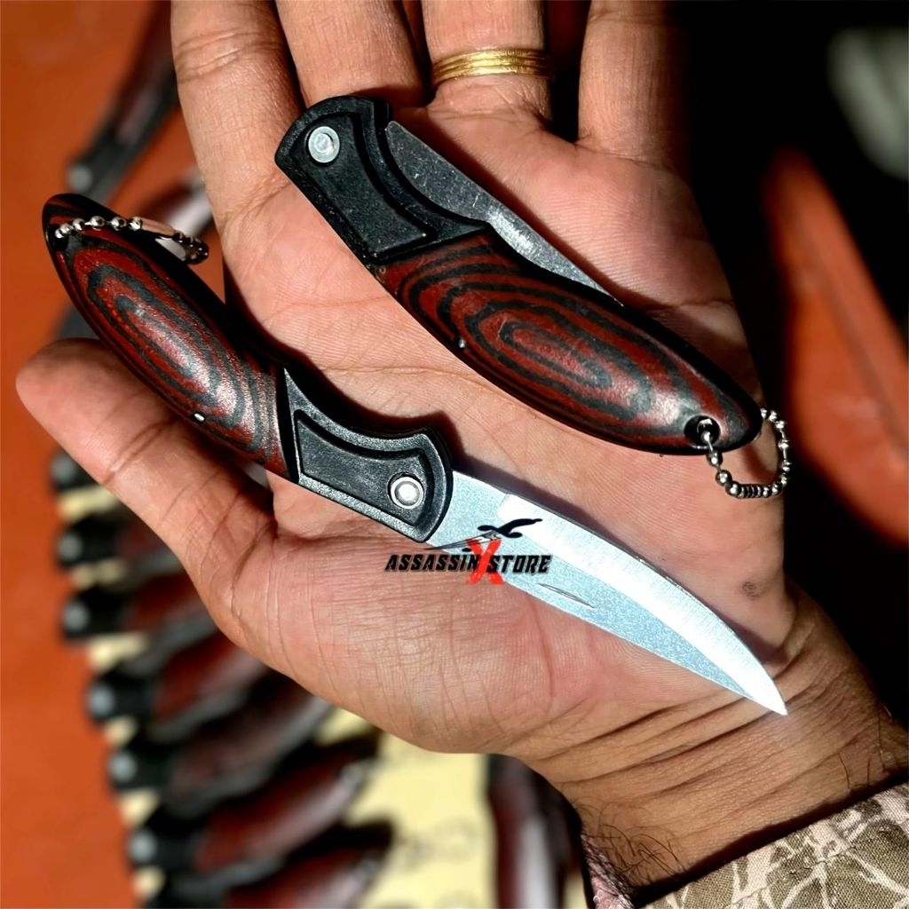 pisau kecil unik untuk gantungan kunci