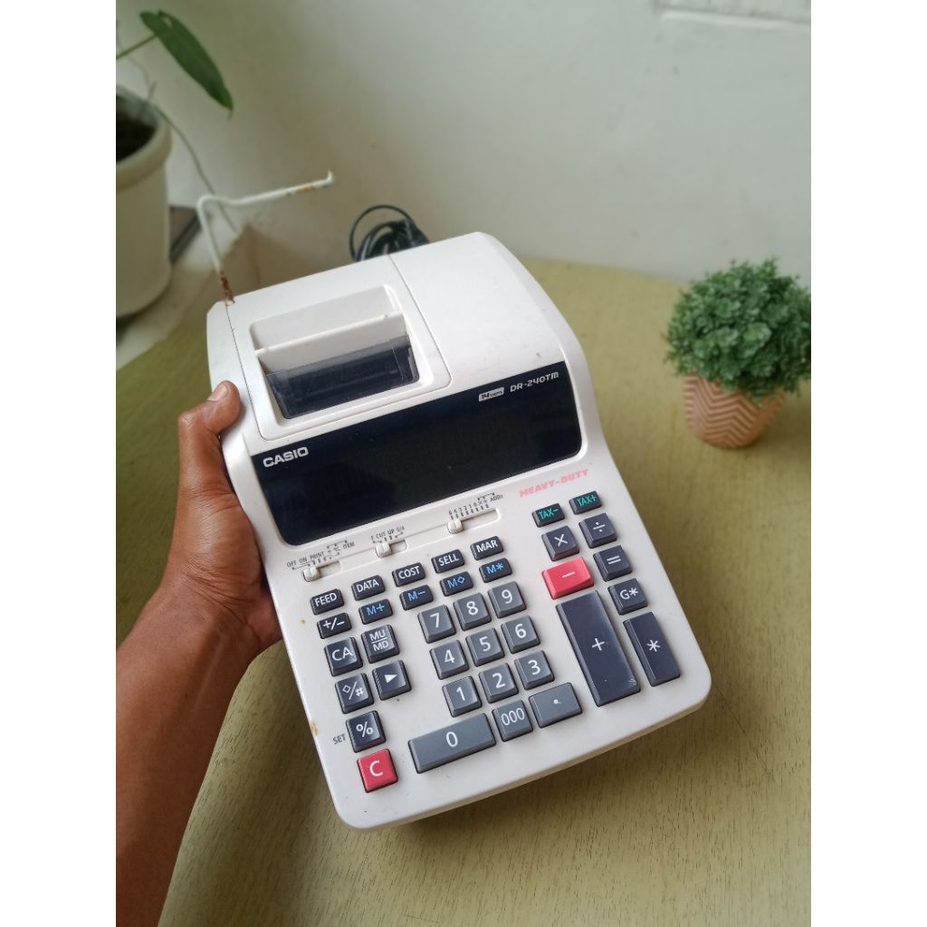 KALKULATOR CASIO DR-240 TM/MESIN HITUNG CASIO/KALKULATOR MURAH