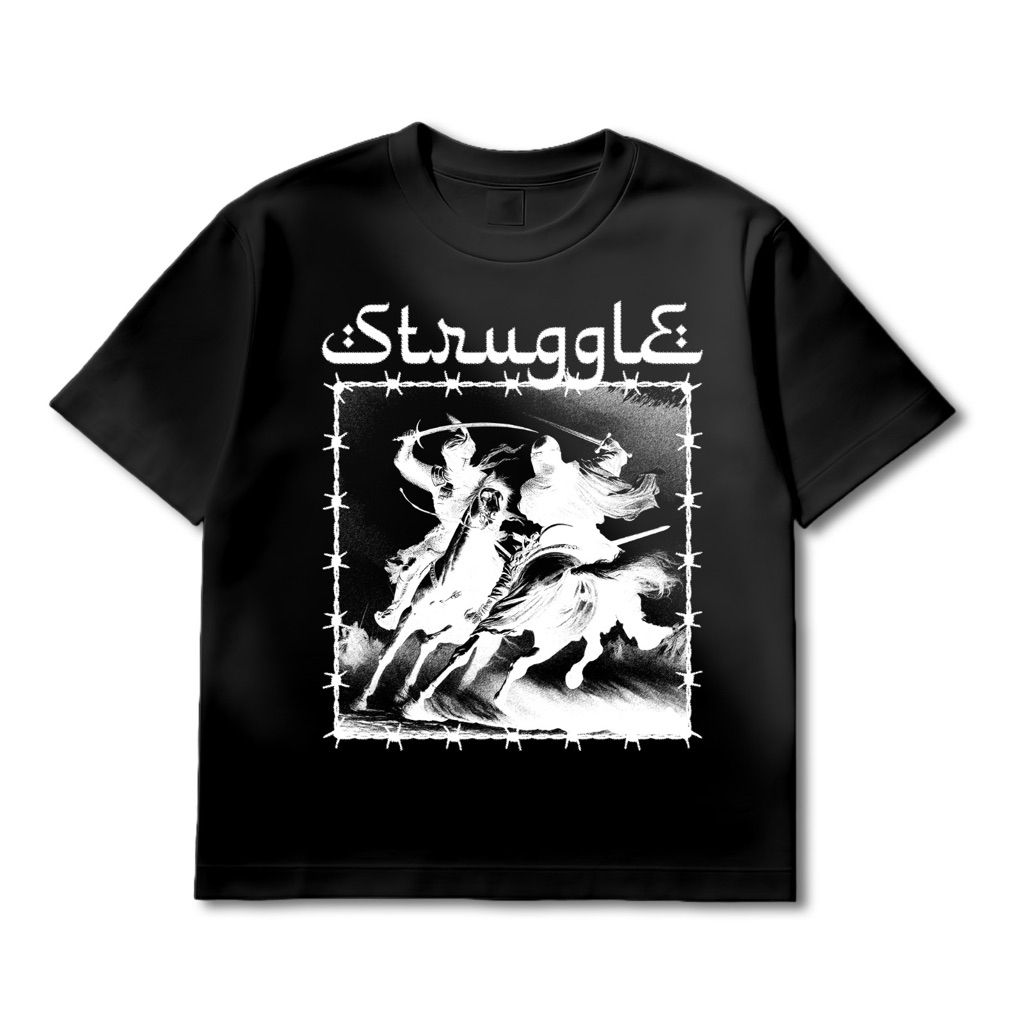 Struggle.Merch - Tshirt Kaos Pria / Wanita V-II Enjoy Struggle