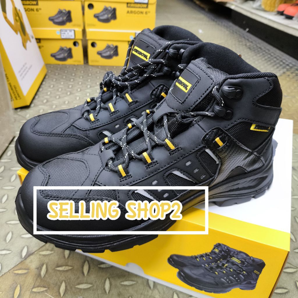 Sepatu Safety Krisbow NEMESIS  || Safety Shoes NEMESIS  ORIGINAL KRISBOW Pengganti  PRINCE 6"
