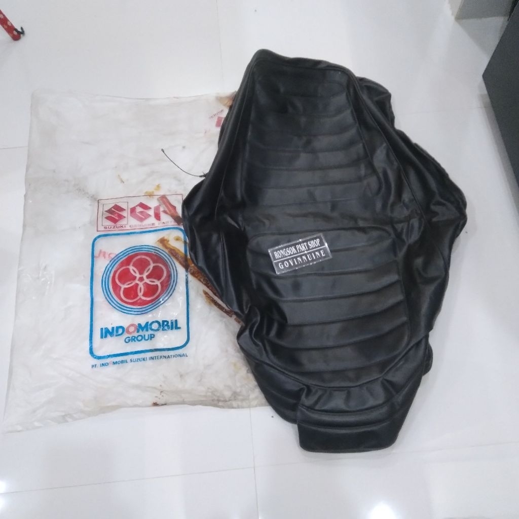 kulit kalep sadel jok suzuki trs trz katana x1 x2 ori asli nos sgp