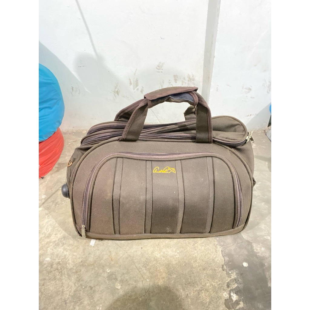 PL Travel Trolley Bag ARNOLD PALMER 21inch (minus tidak bisa ditarik). Iz