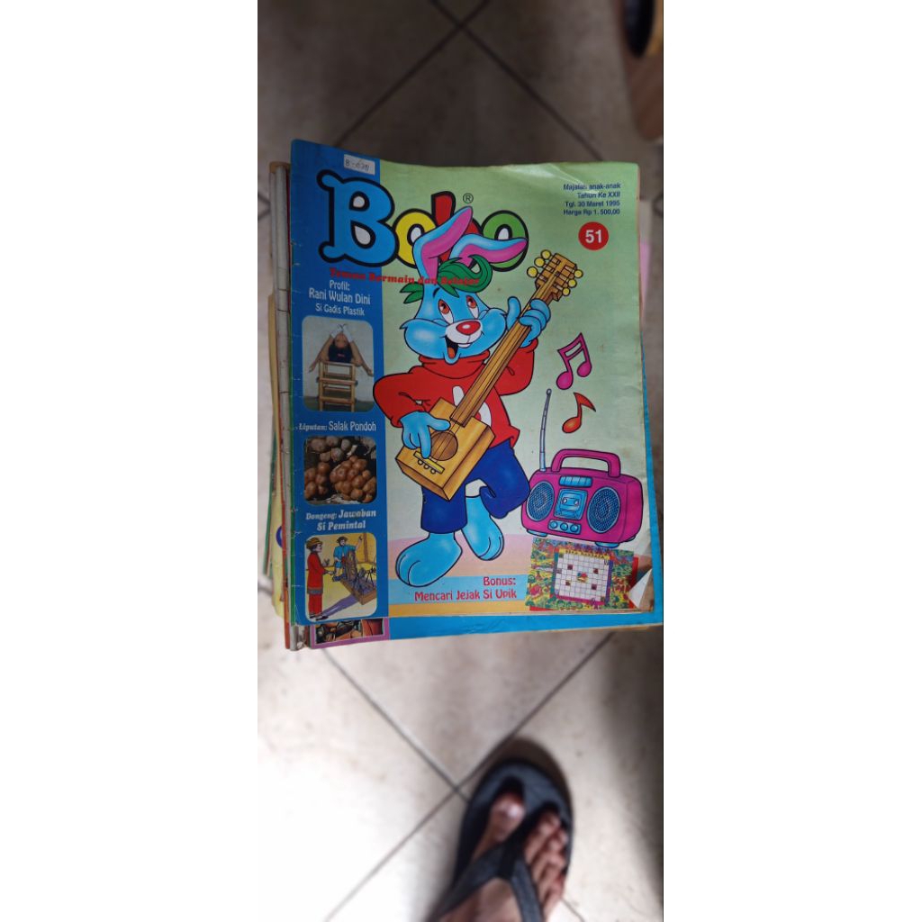 Majalah Anak Jadul Bobo Edisi 90an Koleksi Vintage – Bacaan Anak Edukatif | (Ilmoe Store)