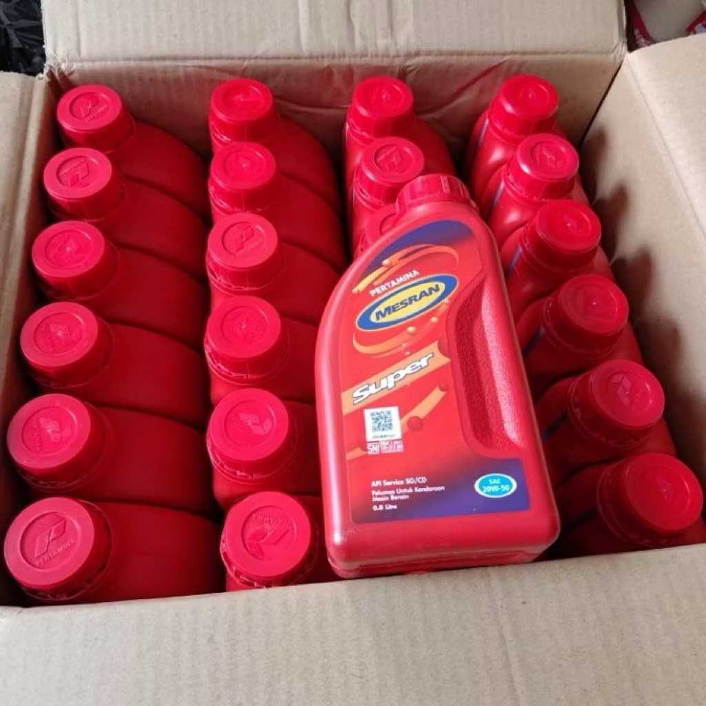 OLI MESRAN SUPER OIL PERTAMINA 0.8L 800ML PERDUS 1 DUS ISI 24 BOTOL