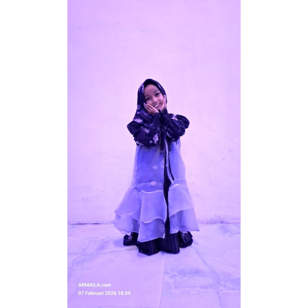 Aneka Baju Lebaran Anak Set Syar'i Set Celana By Alifa Gaun Set Outer EllyArsy