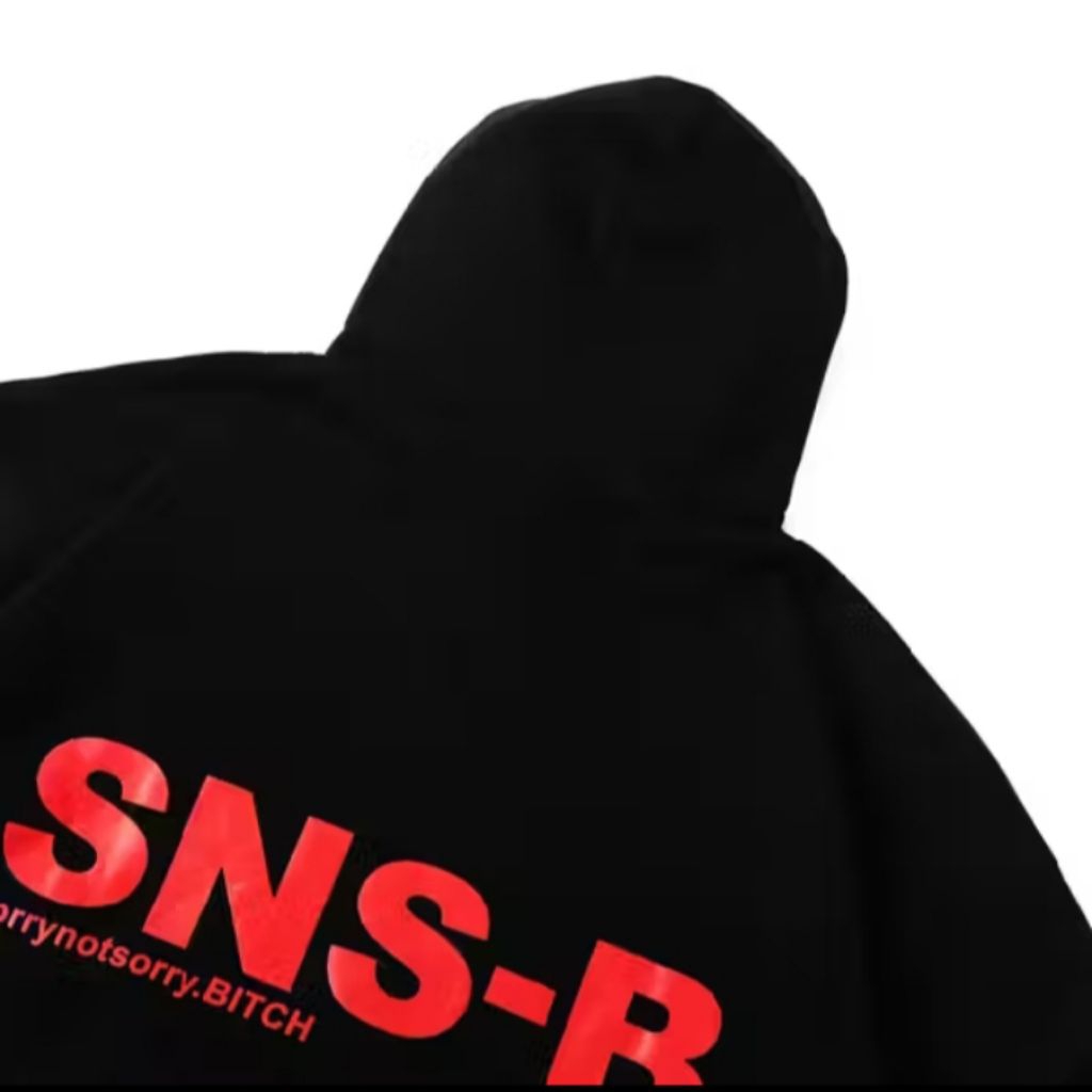 SNSB WORLD | HOODIE BOXY | SORRYNOTSORRY.BI+CH
