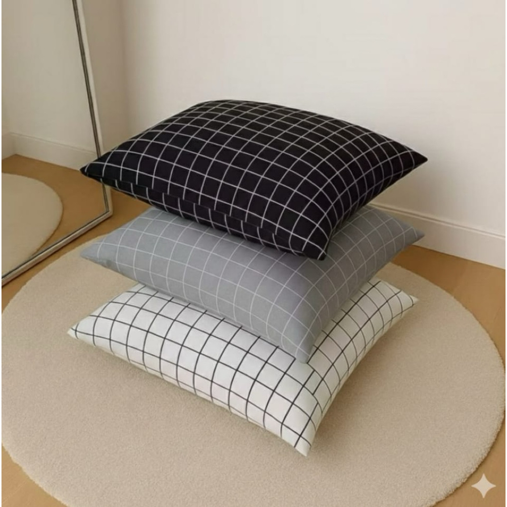 (TERMURAH) Sarung bantal resleting motif aesthetic / sarung bantal murah / sarung bantal motif