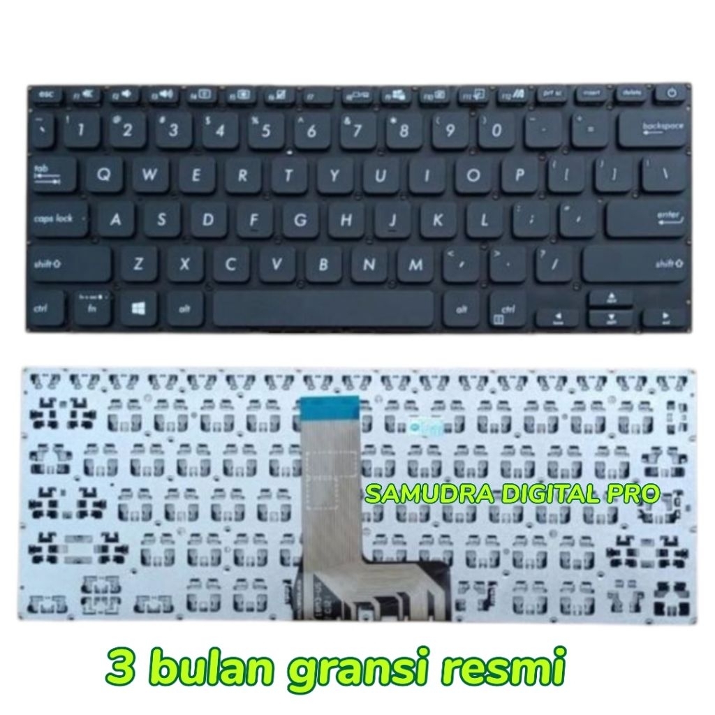 Keyboard Laptop Asus M409 M409D hitam