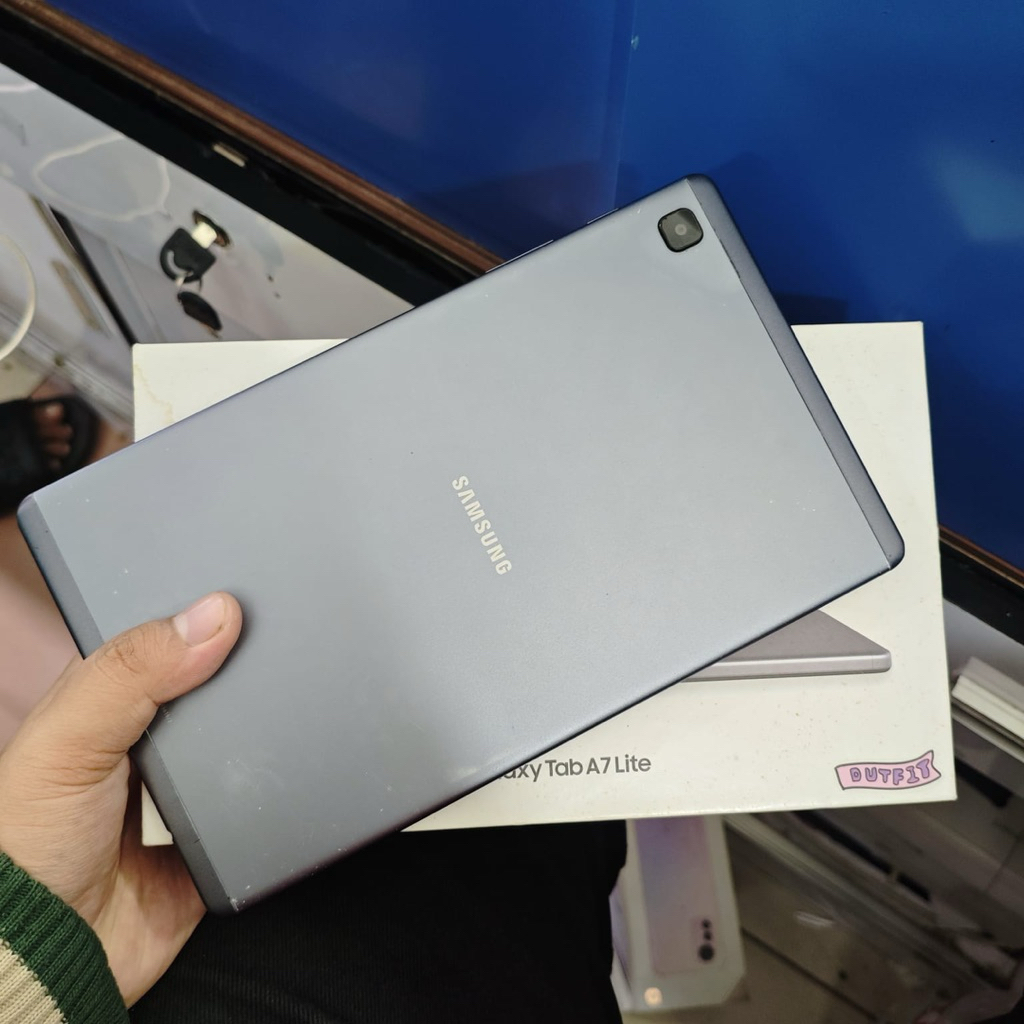 Samsung tab a7 lite ram 3/32 second resmi fullset original