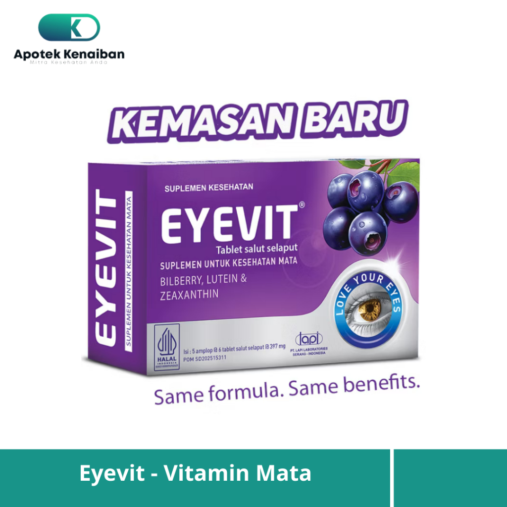 EYEVIT TABLET VITAMIN MATA / MENJAGA KESEHATAN MATA
