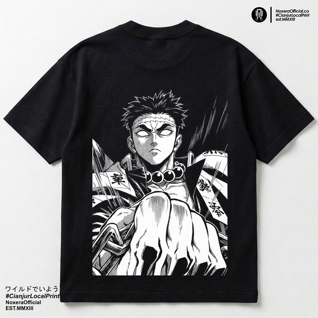 Kaos Original Anime Gyomei Demon Slayer – Tshirt Anime Premium Cotton 24s Unisex