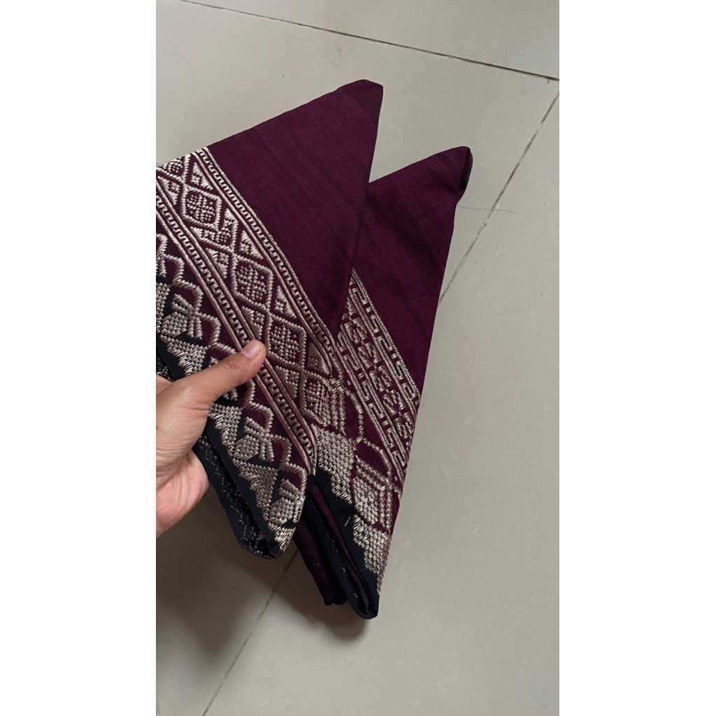 New kain tenun asli udeng songket cendana bali (BUKAN BORDIR)