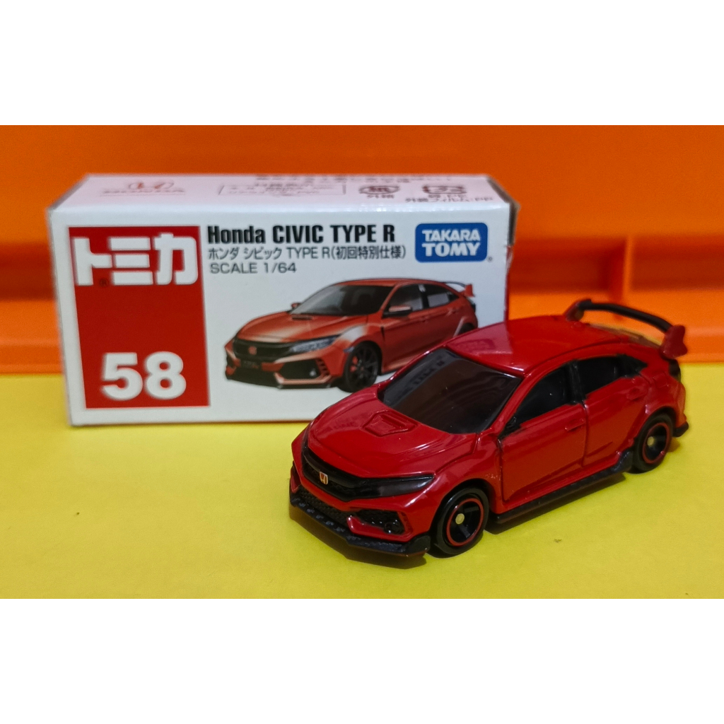 Tomica Takara Tomy 58 Honda Civic Type R (Red)