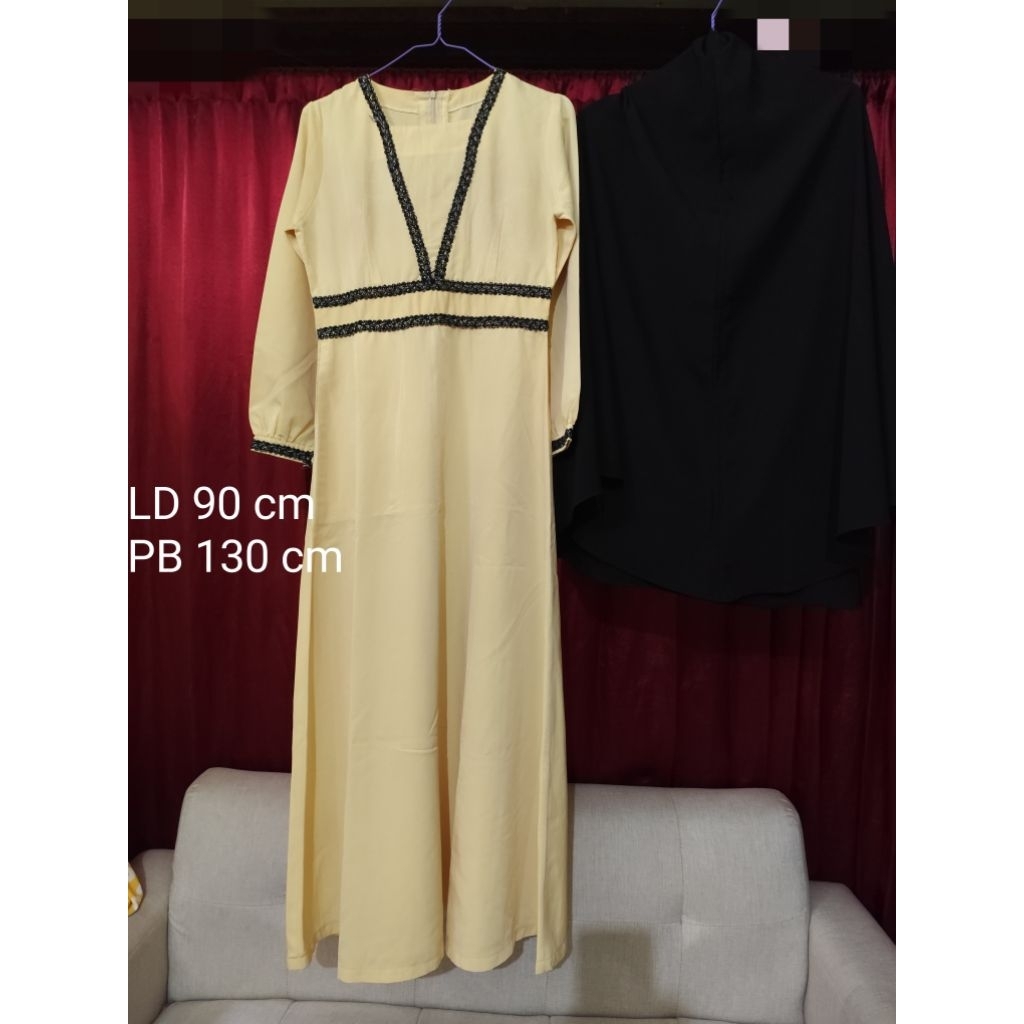 Set Gamis satin preloved