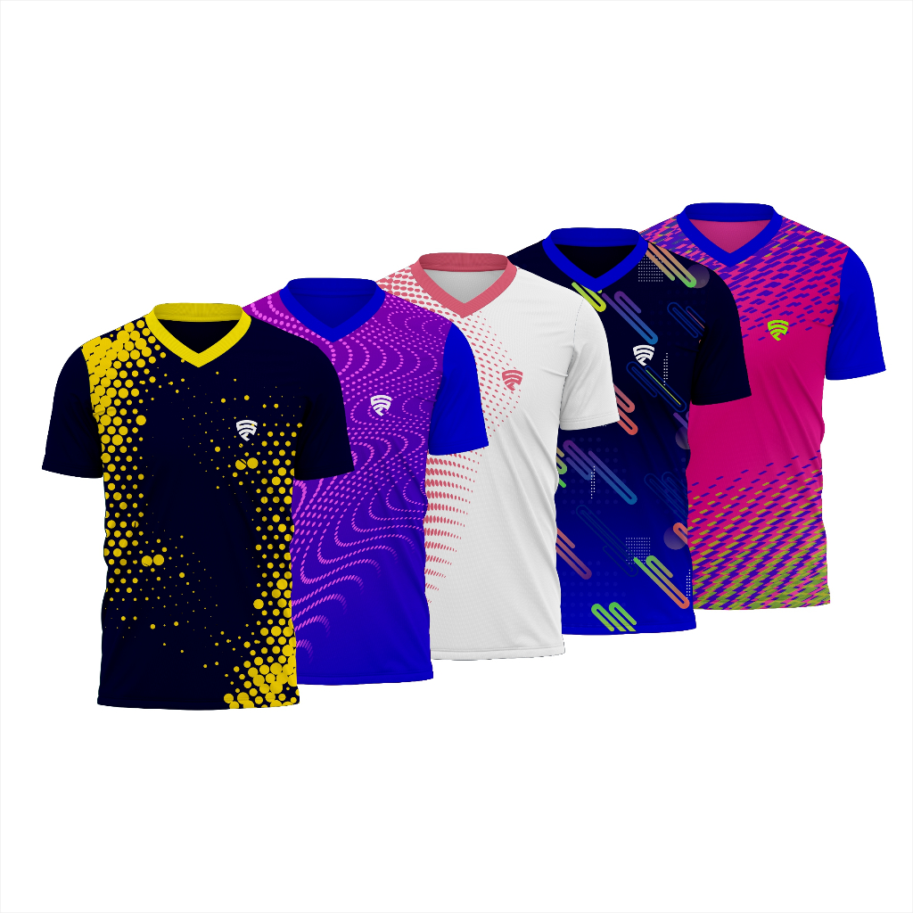 KAOS JERSEY BADMINTON PRINTING DRYFIT KERAH V