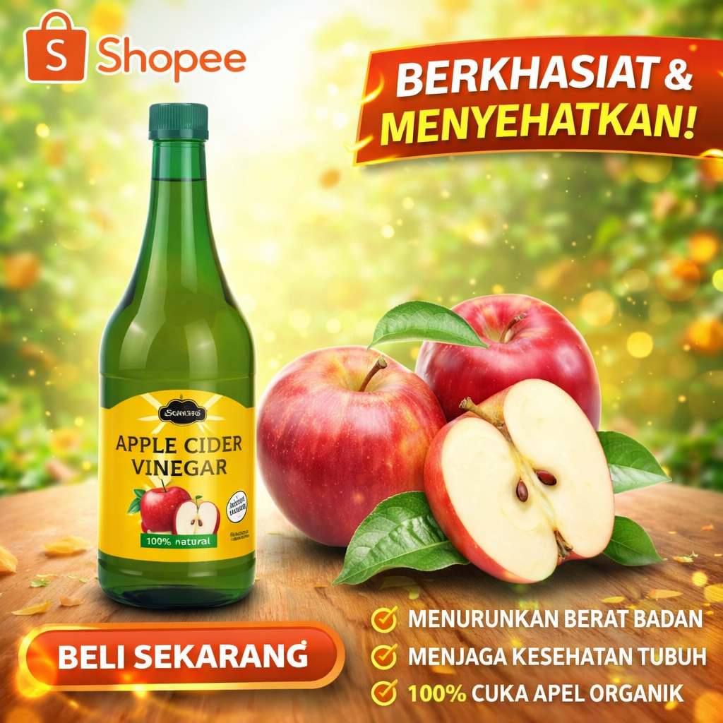 [PBB] Kuhne Apple Cider Vinegar 750ml / Cuka Apel Kuhne Original / Apple Cider Vinegar Import / Cuka