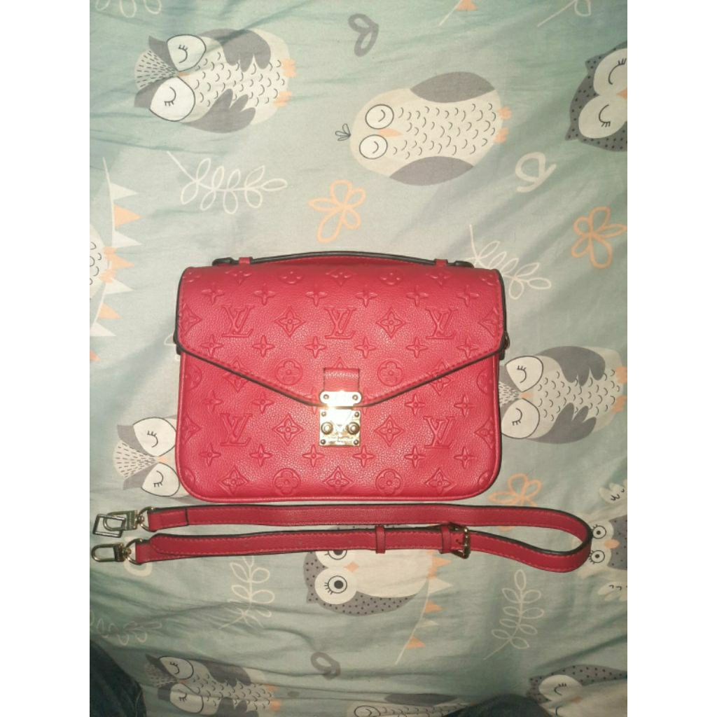 Tas Louis Vuitton Metis Empreinte Red