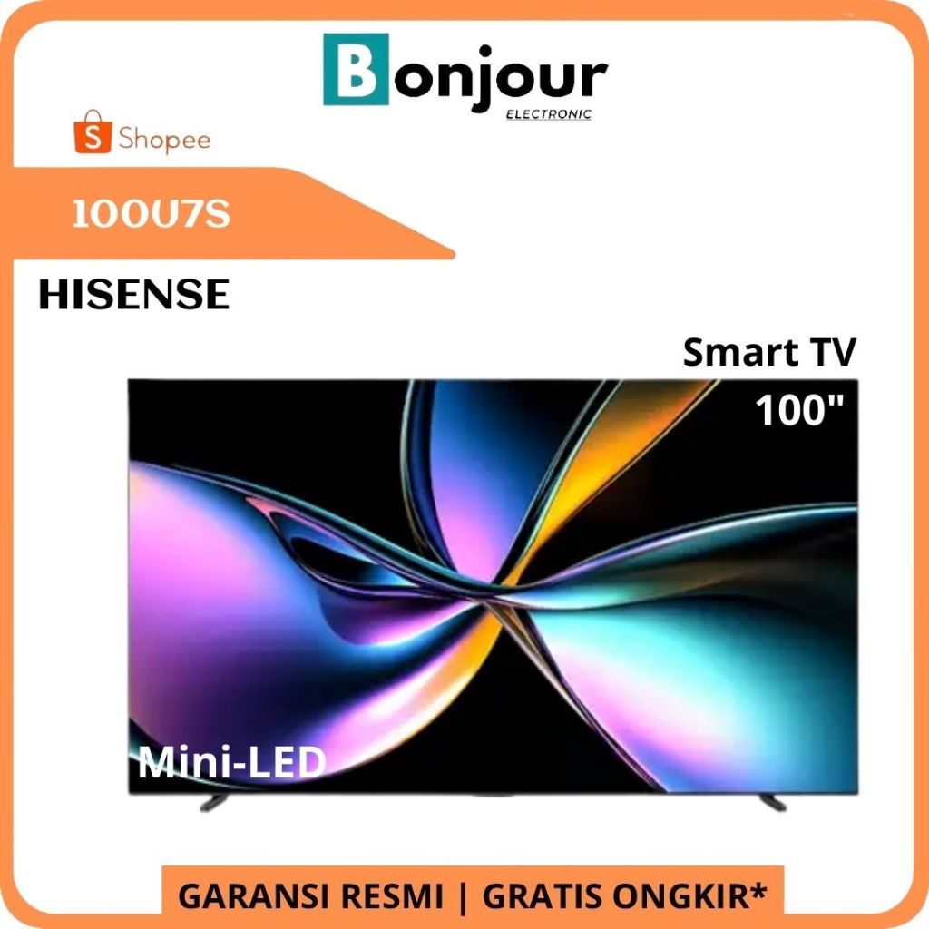 Mini-LED Pro Hisense 100U7S 4K/UHD Vidaa Smart TV 100 Inch U7S Hisense TV 100 U7S