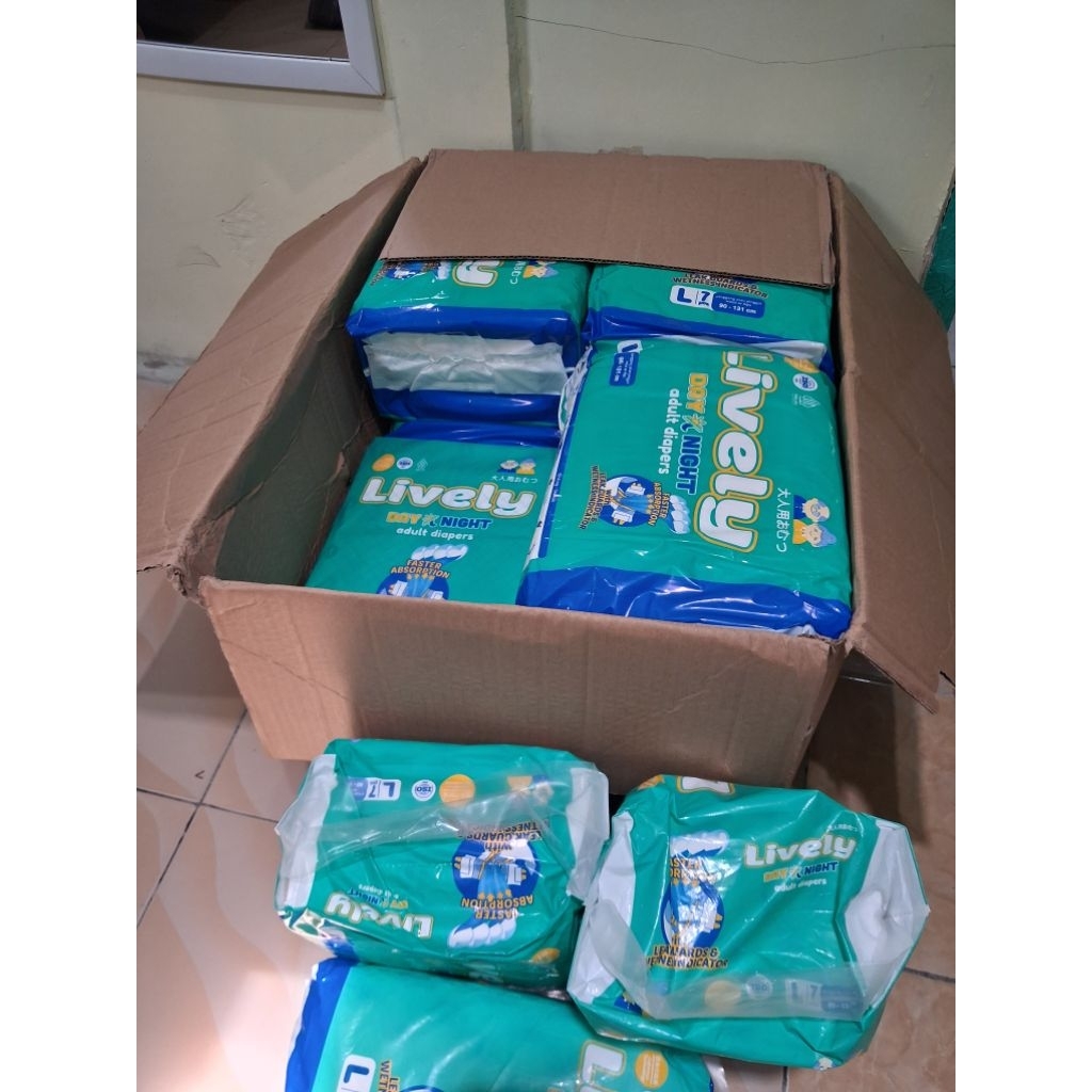 PROMO pampers dewasa LIVELY Size L (isi 7pcs)