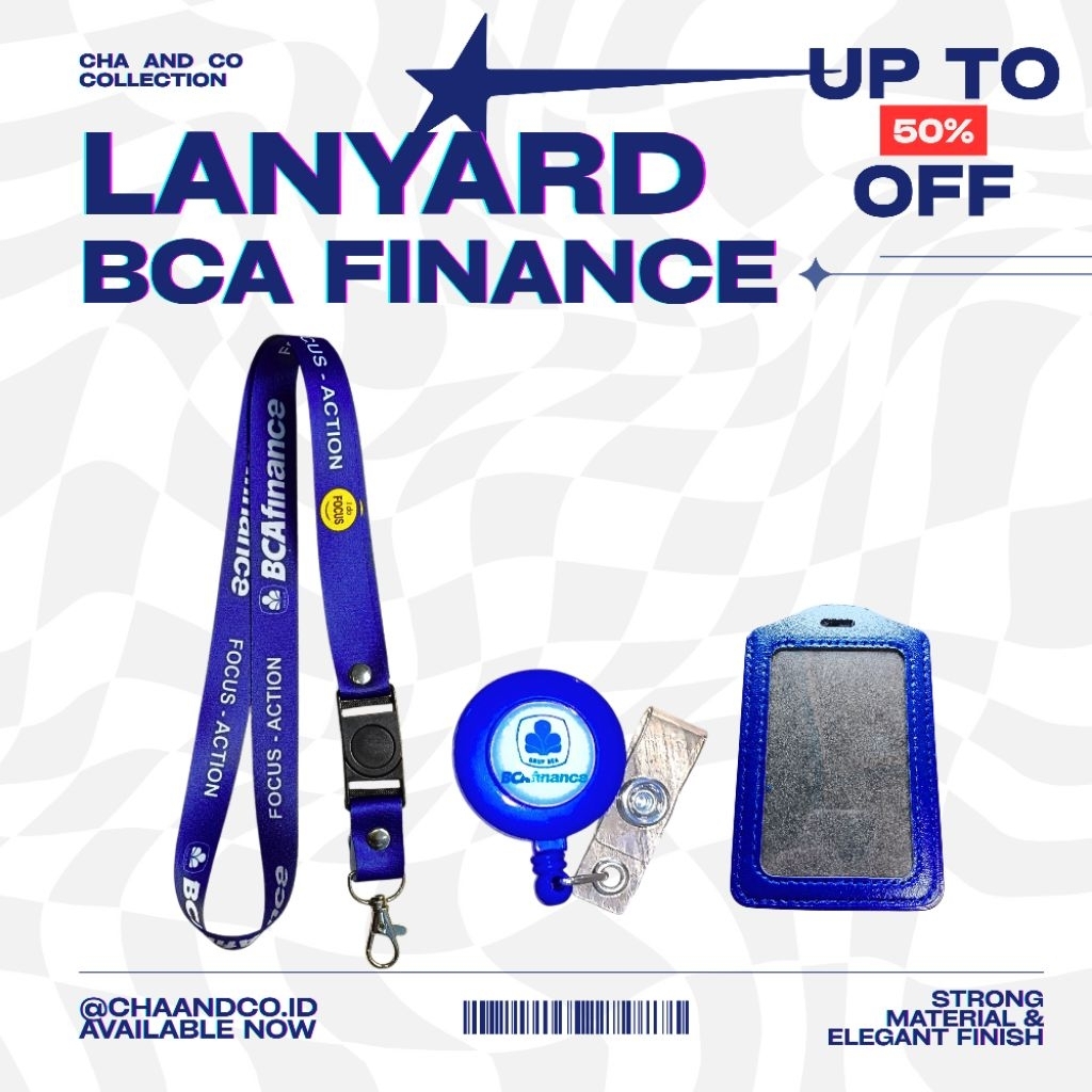 LANYARD BCA FINANCE / LANYARD BCA FINANCE PREMIUM -Langsung kirim hari ini
