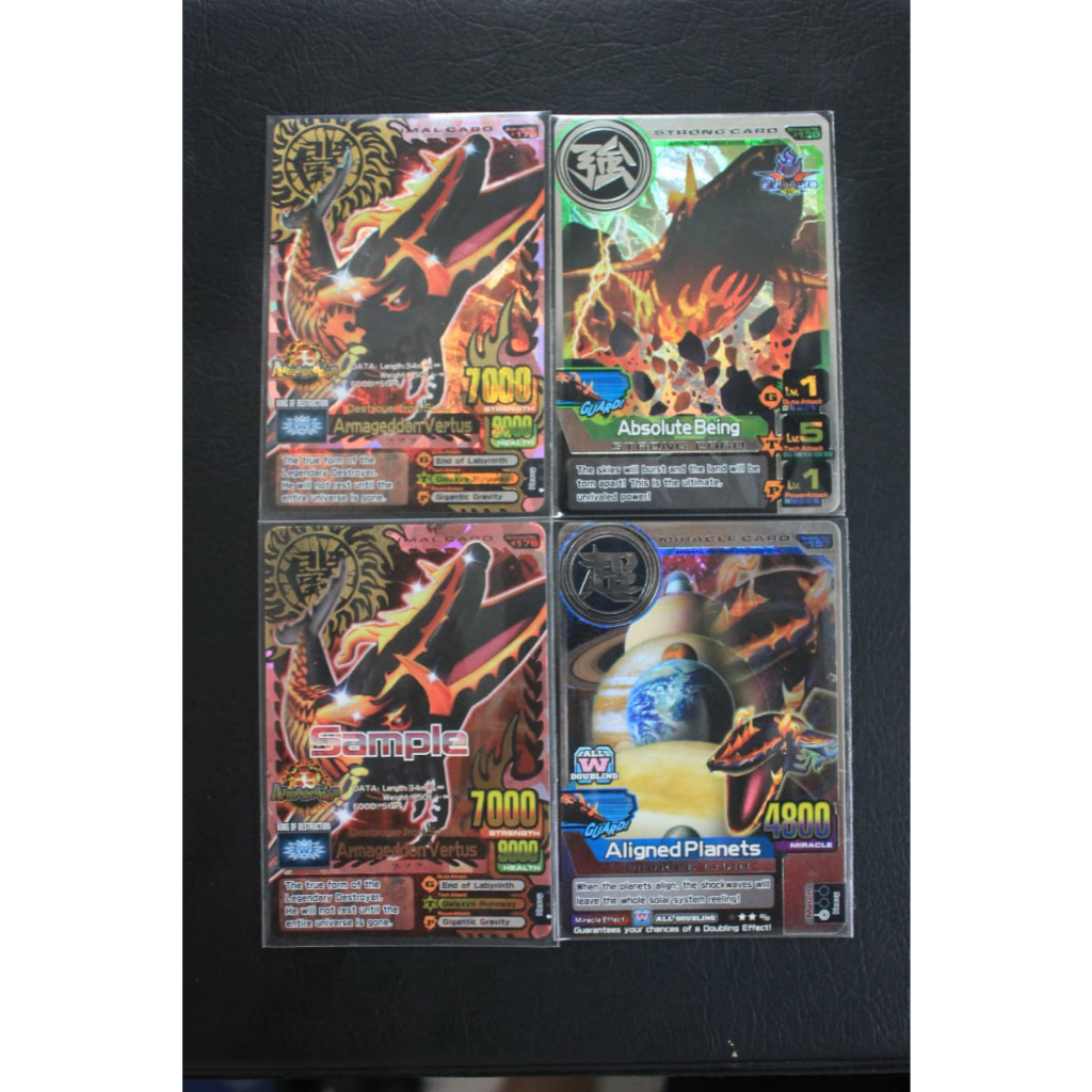 Animal kaiser set ultra rare armageddon vertus evo 7 + sample armageddon