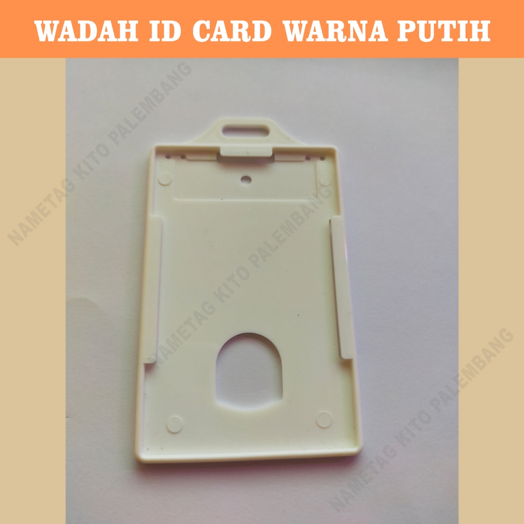 Wadah Id Card Satuan Warna Putih || Wadah id card Warna Putih satuan