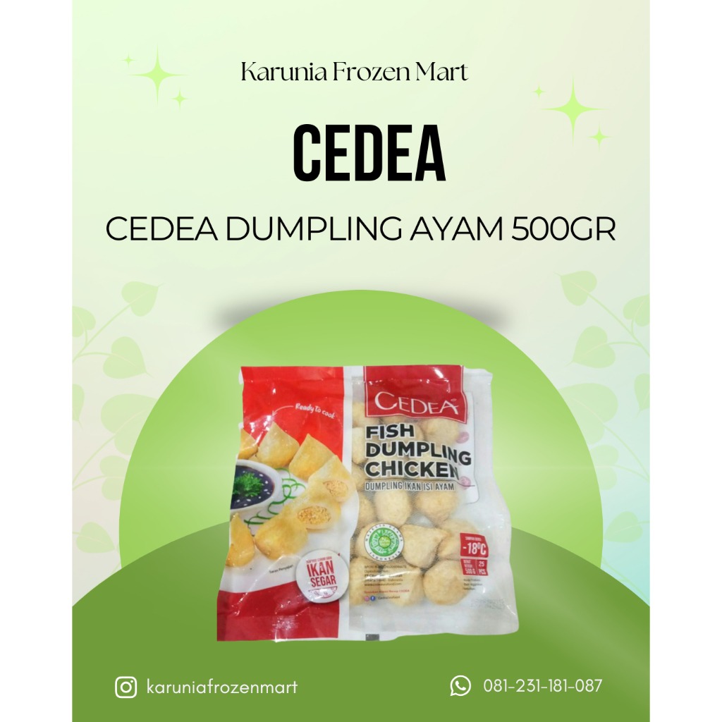 Cedea Dumpling Ayam 500gr Cedea Dumpling Ayam 500gr