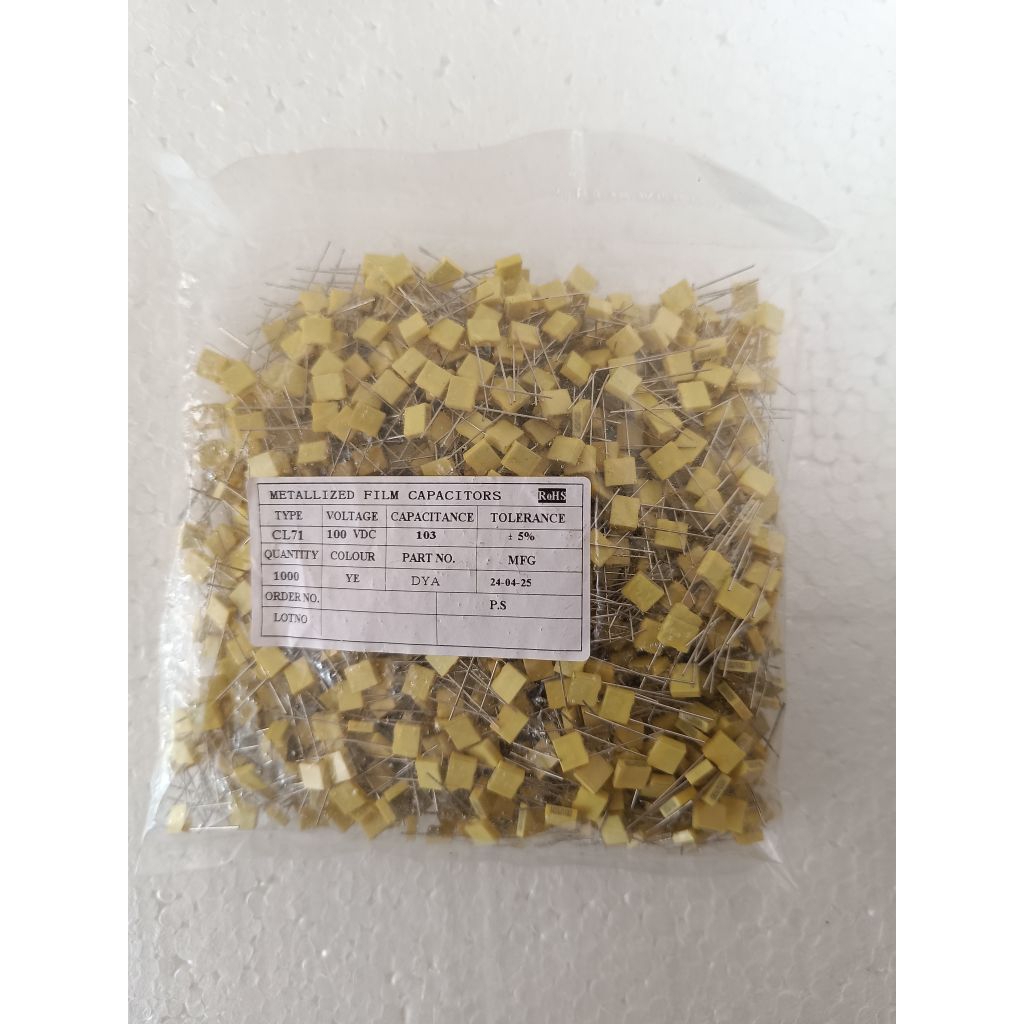 per 1000 pcs capasitor MKM 103 Kapasitor mkm 10n =>KUNING<=