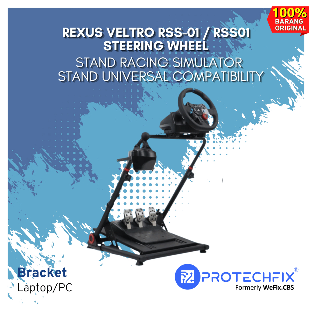 Rexus Veltro RSS-01 / RSS01 Steering Wheel Stand Racing Simulator Stand Universal Compatibility