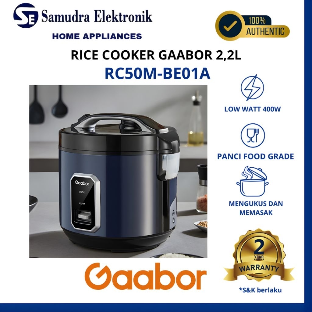 RICE COOKER GAABOR 2,2L RC50M-BE01A