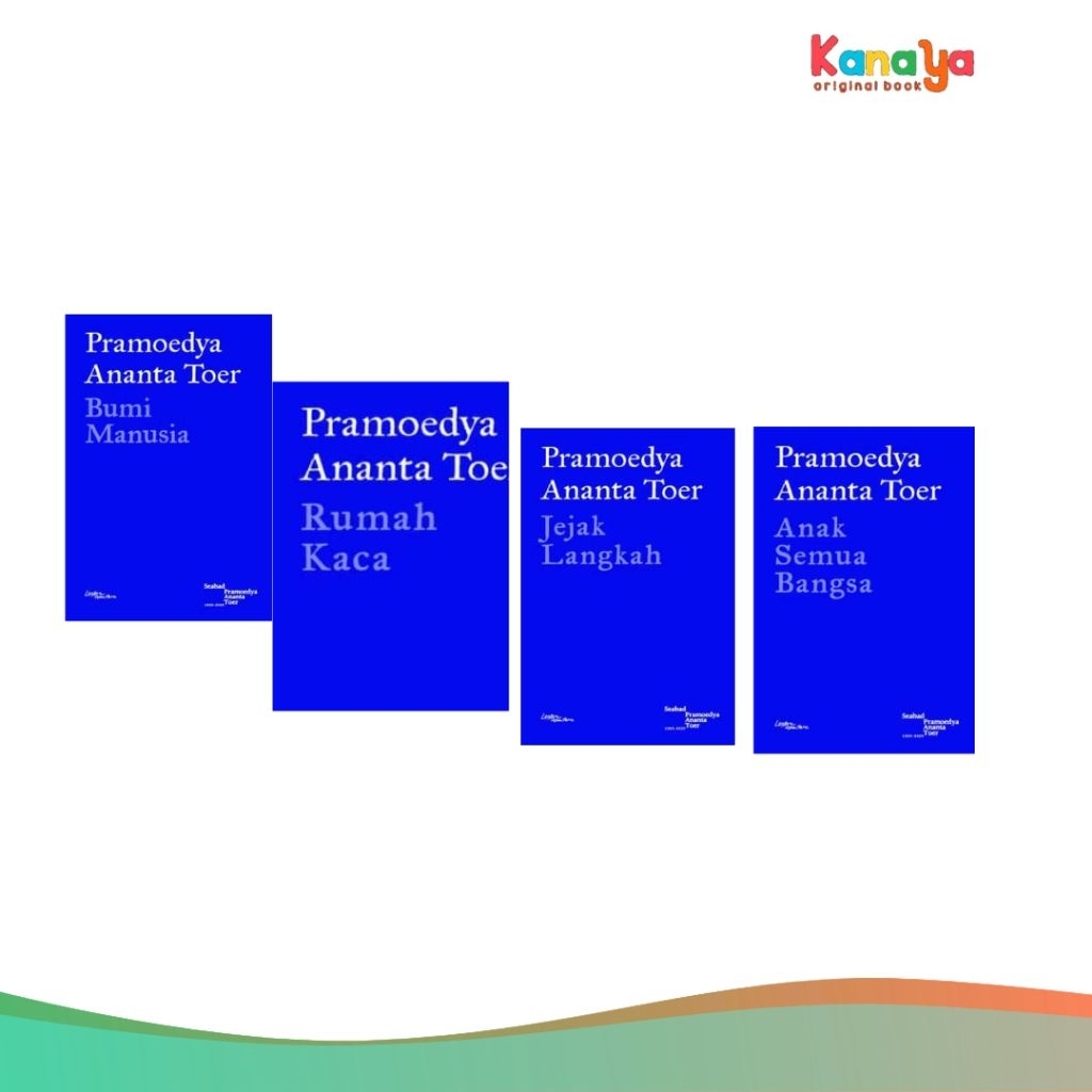 Buku Pramoedya Ananta/Bumi Manusia/Rumah Kaca/Cerita Calon Arang/Midah/Jejak Langkah Arok Dedes