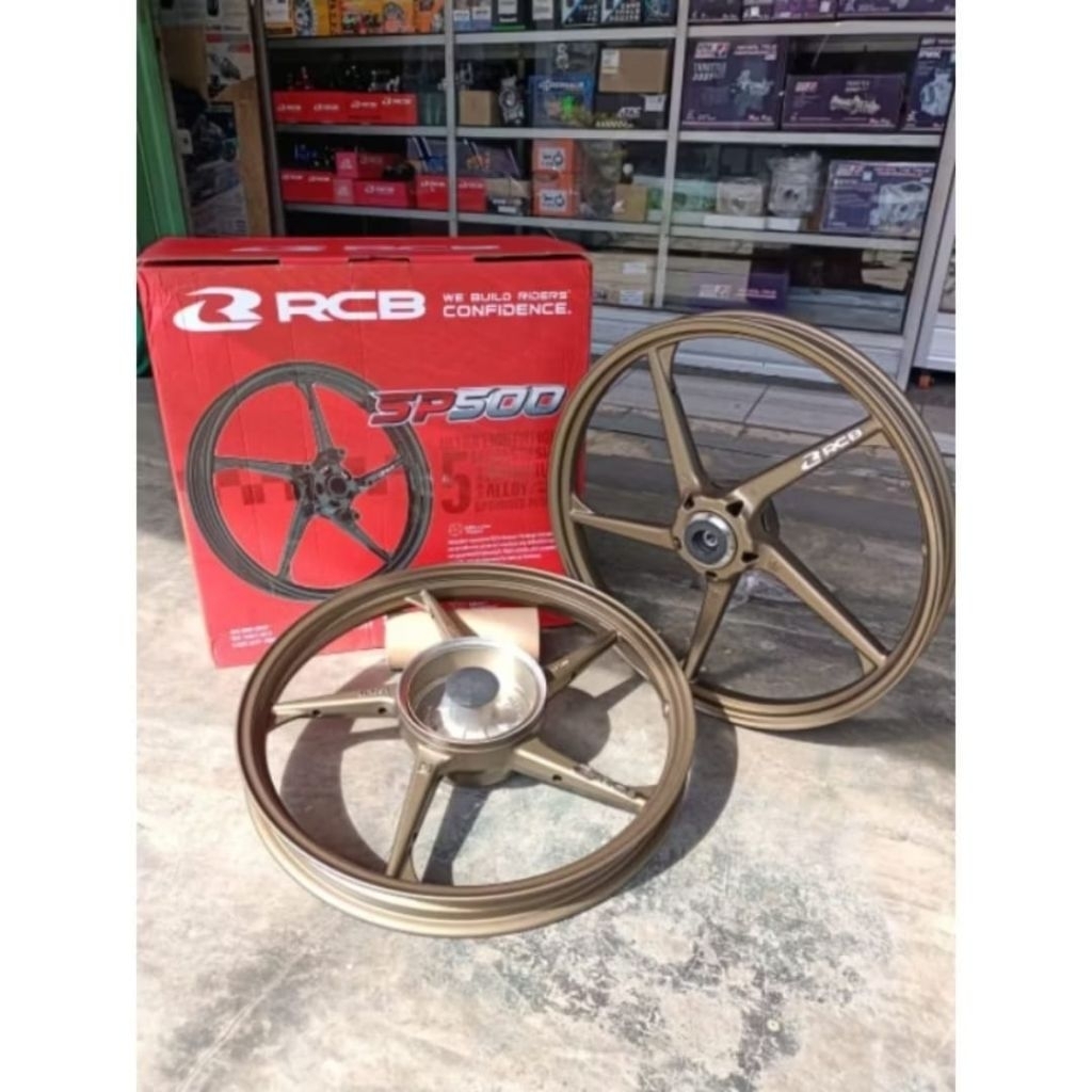 [READY] VELG ORIGINAL 100% RCB SP500 140/160-17 BRONZE BLACK HITAM VELEK JUPITER JUPZ FIZR FIZ F1ZR 
