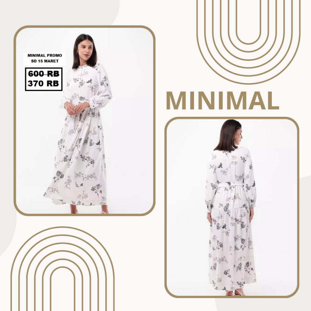 Baju DRESS wanita MINIMAL original