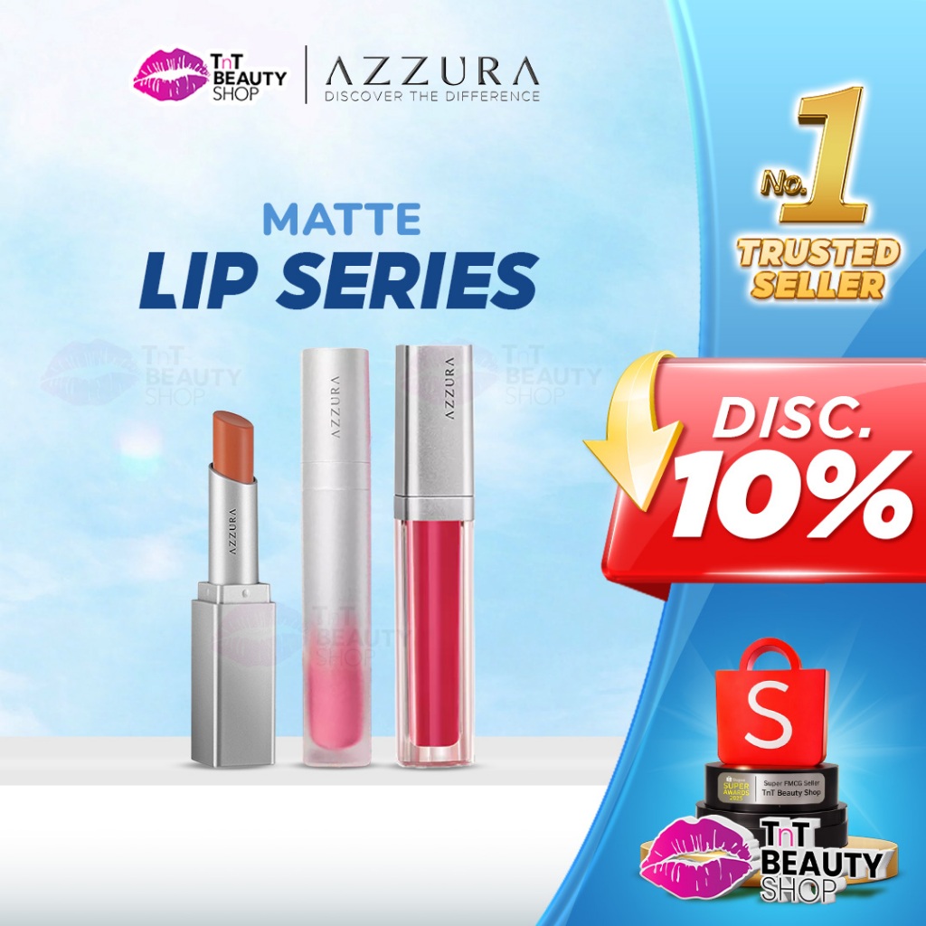 Azzura Matte Lip Series | Lip Cream | Longlasting Lipstick | Matte Lipstick  | TnT Beauty Shop