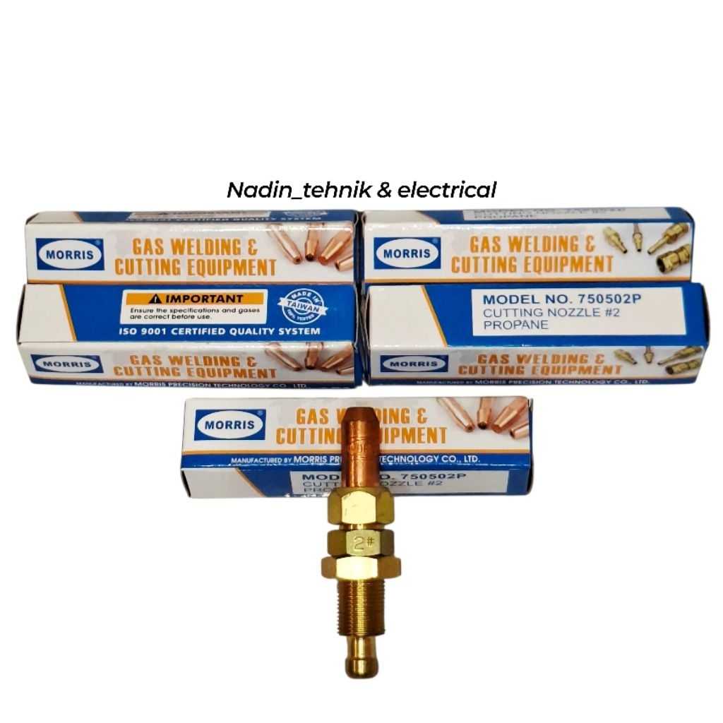 CUTTING TIP TYPE M LPG MORRIS NOMER 2
