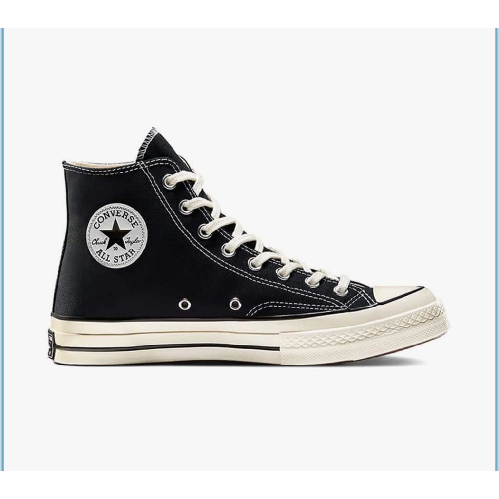 Converse Chuck 70's High Black White EgretArt : 162050C