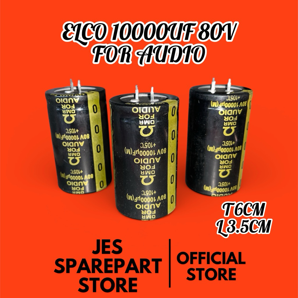 ELCO 10000UF 80V FOR AUDIO