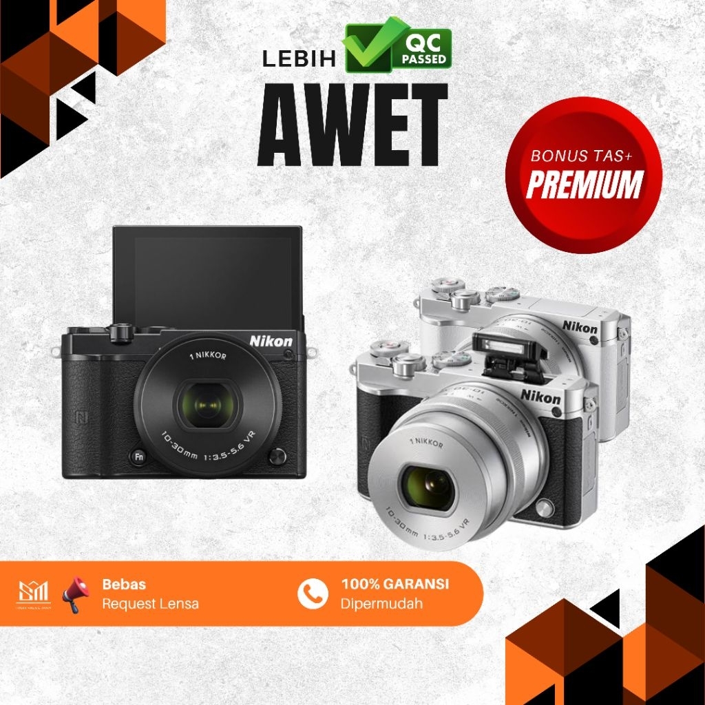 Termurah MIRRORLESS 4K NIKON J5 WIFI NIKON J1 NIKON J3 MIRRORLESS KECIL