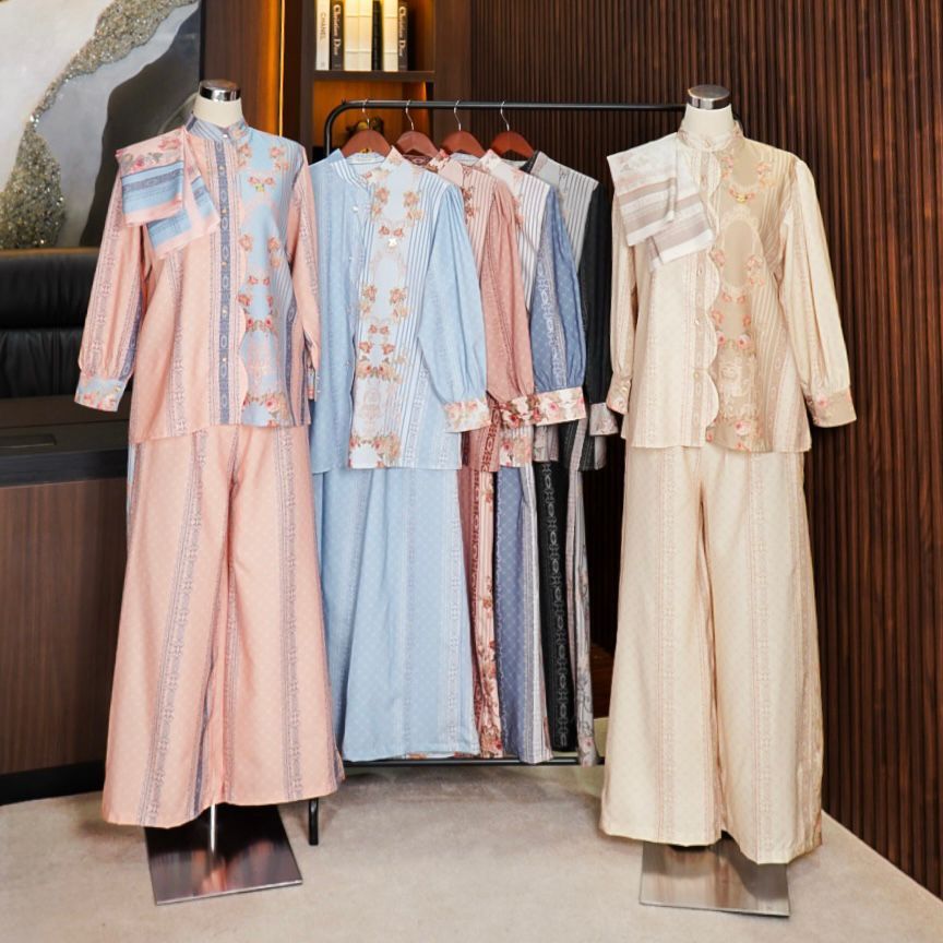 Dumma.id Set Hijab Zetian 5 Laddy Zarra Setelan Mewah