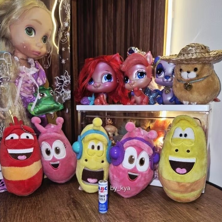 Ganci Boneka Larva Original | Preloved | Mainan Anak | Gantungan Kunci