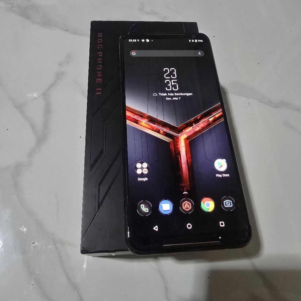 Asus Rog Phone 2 Ram 8 128GB Fulset Garansi resmi